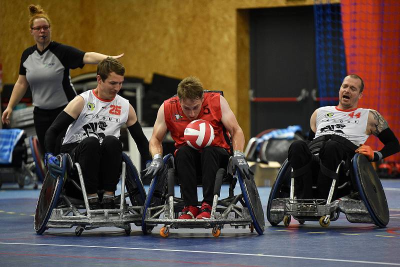 Česká národní liga v rugby vozíčkářů, 11. července 2020 v Bohumíně. Zápas Sitting Eagles - Prague Robots