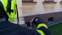 Zásah hasičů v diagnostickém ústavu v Ostravě při úniku desinfekce.