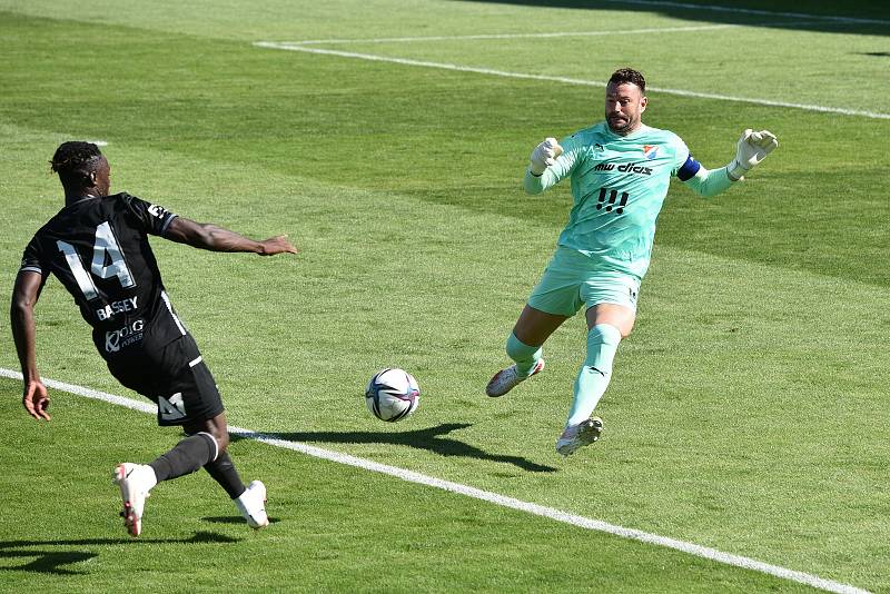 Fotbalová FORTUNA:LIGA. Dynamo České Budějovice - Baník Ostrava 1:2 (sobota 7. 8. 2021)