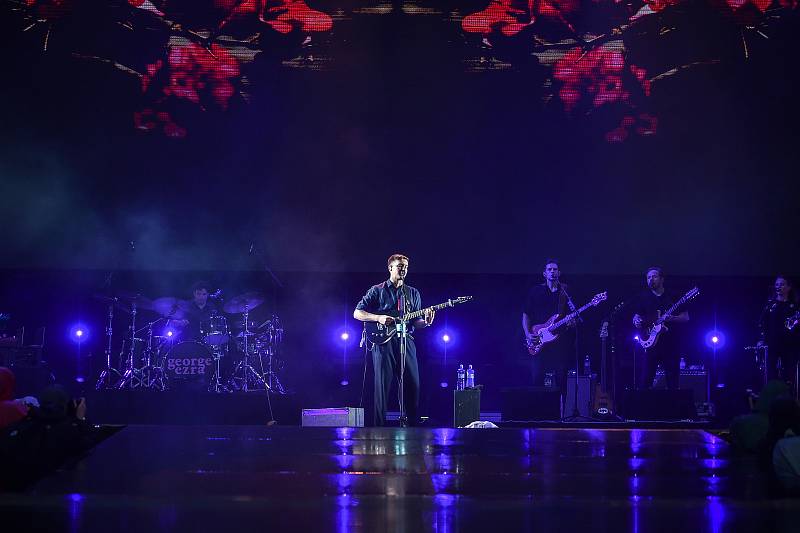 Hudební festival Colours of Ostrava 2018 v Dolní oblasti Vítkovice, 18. července 2018 v Ostravě. Na snímku George Ezra.