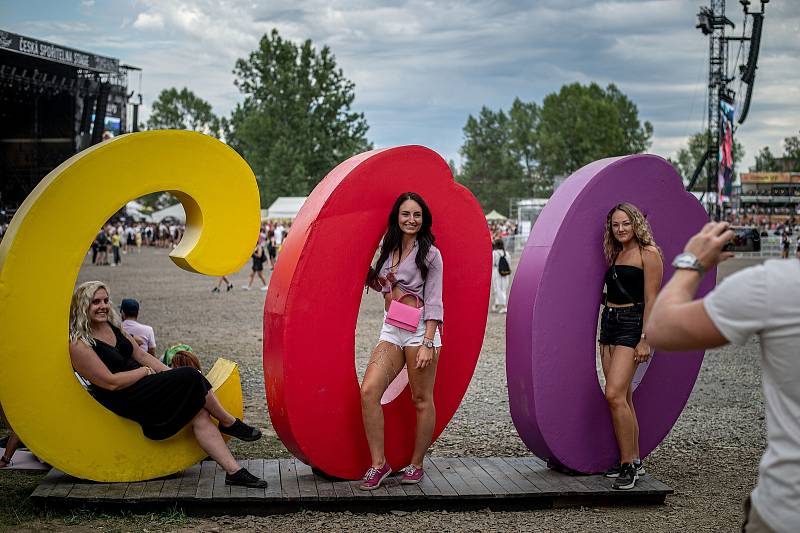 Hudební festival Colours of Ostrava v Dolní oblasti Vítkovice, 14. července 2022, Ostrava.