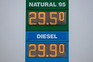 Cena benzínu a nafty v Ostravě - 18. ledna 2019.