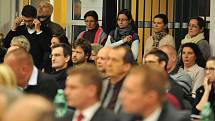 Debaty o rozšíření VTP parku se zúčastnil také primátor Tomáš Macura. 