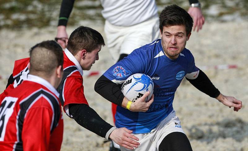 Snow rugby na Skalce.