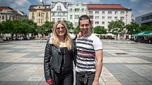 Zpěvačka Eliška Mrázová (Elis Mraz) a Dalibor Mráz poskytli Deníku rozhovor, 15. června 2020 v Ostravě.