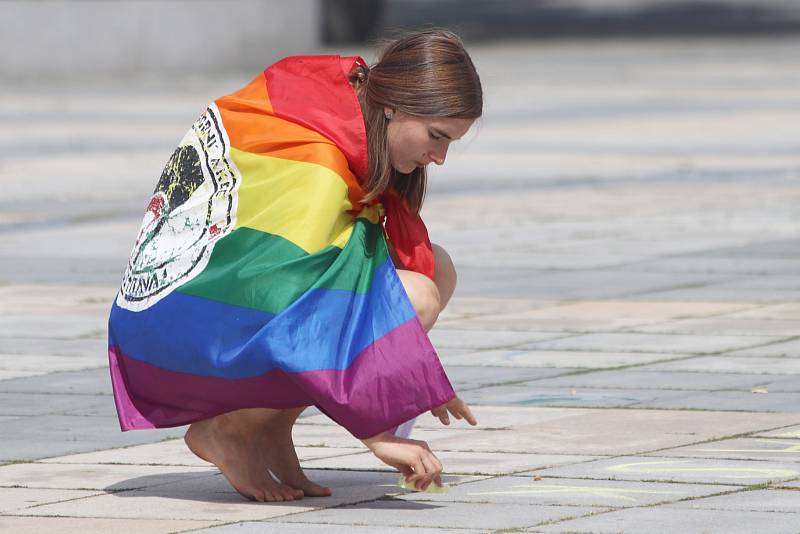 Duhový pochod Pride 2019 v Ostravě.