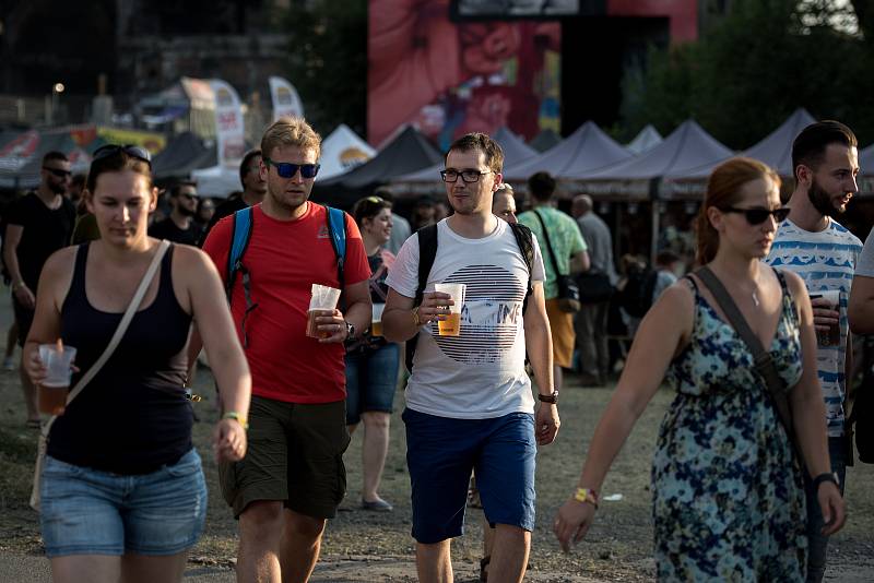 Hudební festival Colours of Ostrava v Ostravě 19. července 2017.