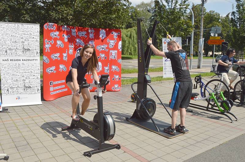 V 15,00 hodin 29.7.2020 přes 100 lidí vyšlapali 415 km a vyjeli 14 500 korun.