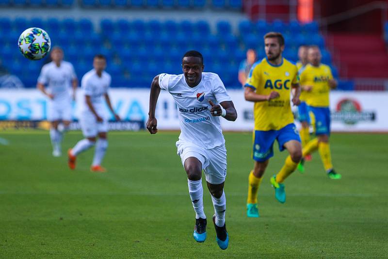 Utkání 3. kola FORTUNA:LIGY: Baník Ostrava - FK Teplice, 26. července 2019 v Ostravě. Na snímku Dame Diop.