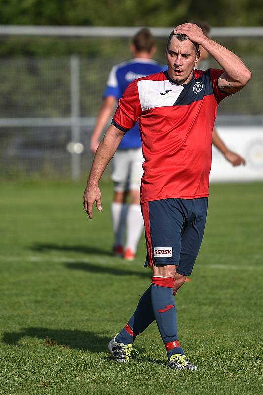 Fotbal, MOL CUP: Hlubina - Dolní Benešov, 14. sprna 2019 v Ostravě.