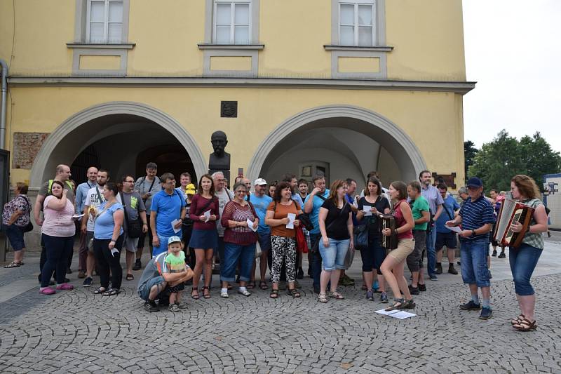 Setkání příznivců geocachingu v Ostravě 18. června 2018.