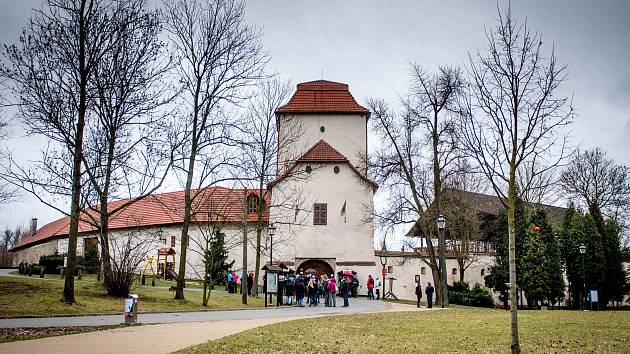 Slezskoostravský hrad, březen 2019. Ilustrační foto.