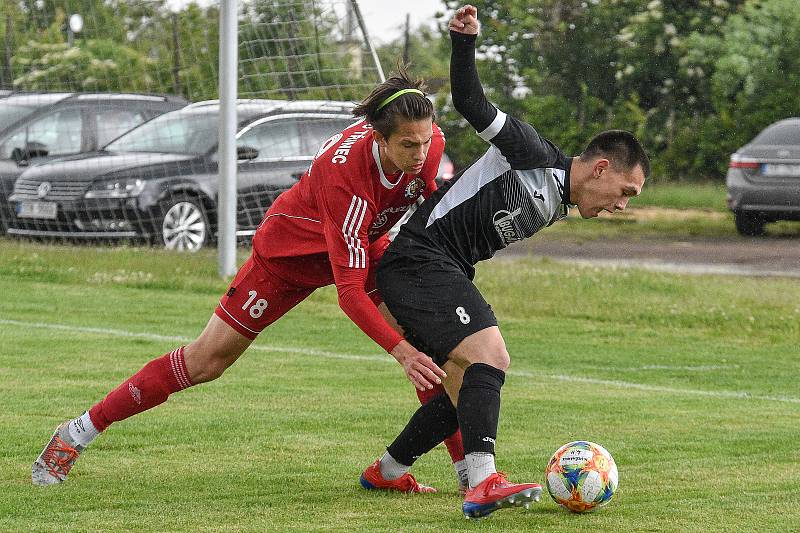 Přátelský zápas FC Heřmanice Slezská - Třinec, 5. června 2020 v Ostravě.