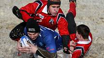 Snow rugby na Skalce.