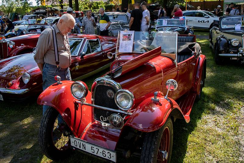 Soutěž elegance historických vozidel, Bohumín, 7. srpna 2021.