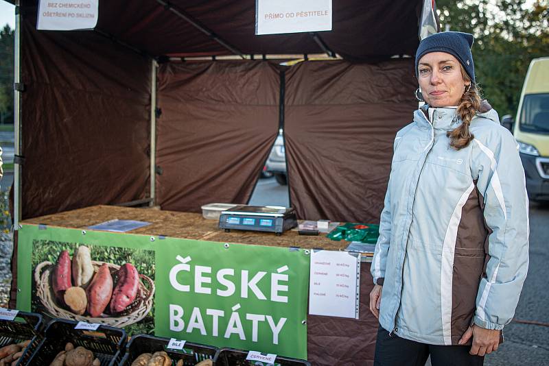 Farmářské trhy Futurum, 23. října 2021 v Ostravě. Batáty - Kristyna Klečková.