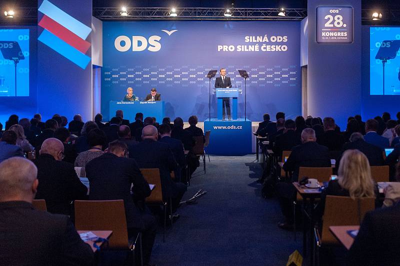 28. kongres ODS v hotelu Clarion Ostrava, 13. ledna 2018. Na snímku Martin Baxa.