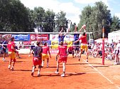 Z finálového utkání DHL na turnaji v Dřevěnici