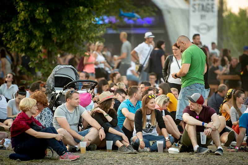 Hudební festival Colours of Ostrava 2019 v Dolní oblasti Vítkovice, 18. července 2019 v Ostravě.