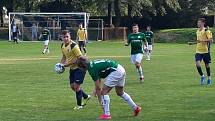 Fotbalisté Libhoště v 7. kole I.A třídy, skupiny B porazili doma Smilovice 2:1 a v tabulce jsou čtvrtí. O výhře rozhodl v úplném závěru gól Lukáše Hanzelky.