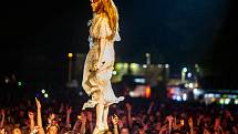 Hudební festival Colours of Ostrava 2019 v Dolní oblasti Vítkovice, 17. července 2019 v Ostravě. Na snímku Florence + The Machine.