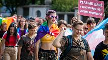 Duhový pochod Pride 2019 v Ostravě.