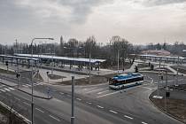 Přestupní terminál Hranečník. 