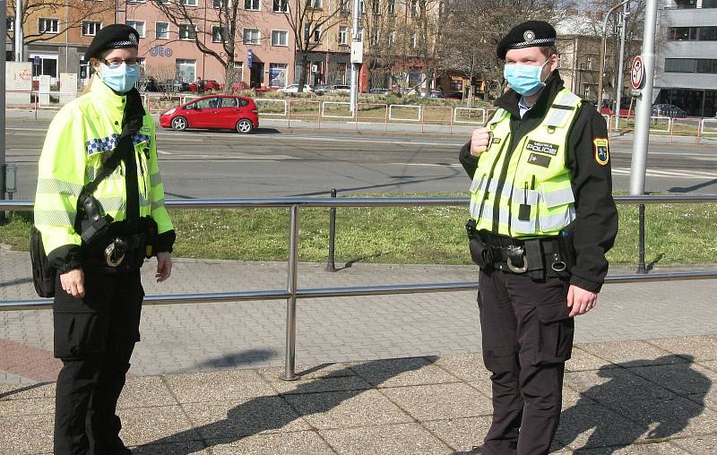 Ostravský obvod Mariánské Hory a Hulváky, čtvrtek 19. března 2020.