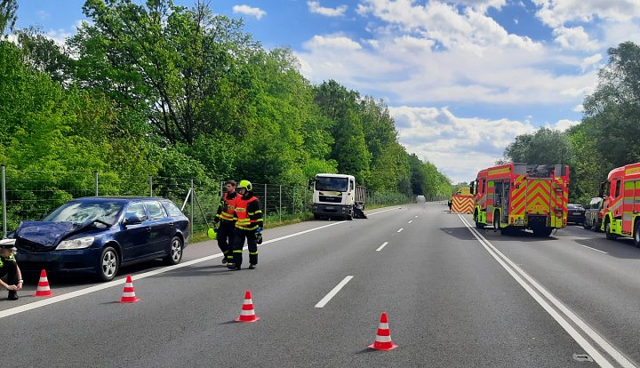 Nedělní dopravní nehoda na Rudné v Ostravě, duben 2024.