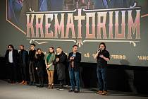 První předpremiéra seriálu Krematorium z produkce Divadla Mír, Kino Luna, 15. ledna 2024, Ostrava.