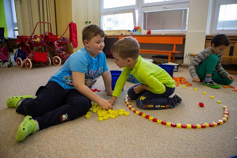 Děti z mateřské školky MUDr. Emílie Lukášové v Ostravě-Hrabůvce.