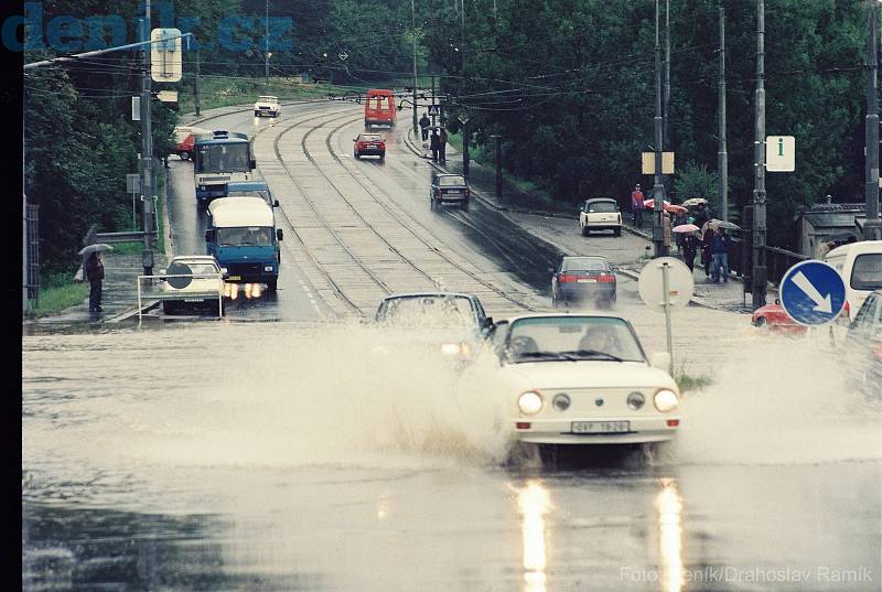 Povodně, 8-9. července 1997, Ostrava-Poruba.