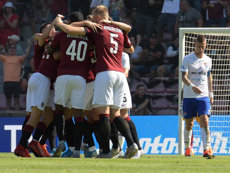 Utkání 6. kola první fotbalové ligy FORTUNA:LIGA, AC Sparta Praha - FC Baník Ostrava, 18. srpna 2019 v Praze.