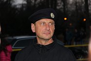 RADÍM Daněk na snímku z listopadu 2018, kde velel bezpečnostním opatřením v souvislosti s rizikovým zápasem Opava-Baník.