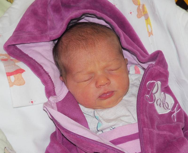 Abigail Williamsová, 21. 1. 2019, 48 cm, 3270 g, Ostrava – Prouba. Fakultní nemocnice Ostrava.