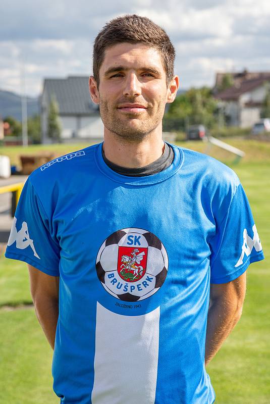 Fotbalový klub - Spolek SK Brušperk, 26. srpna 2020 v Brušperku. Marek Aniol (obránce)