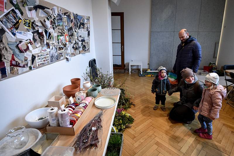 Rostlinný bazar v Galerii výtvarného umění v Ostravě.