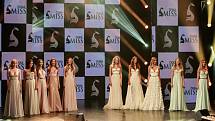 Vyhlášení české Miss 2018 v Gongu.Zleva Amálie Sloupenská, Aneta Mitušinová, Nikola Bechyňová, Jana Šišková, Tereza Křivánková, Tereza Havlová, Lea Šteflíčková, Mariana Bečková, Nikola Hemzalová, Lucie Korubová