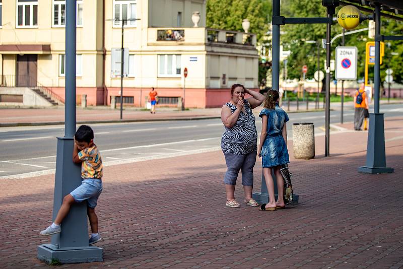 Náměstí SNP v městské části Ostrava-Jih. Ilustrační foto, srpen 2019.