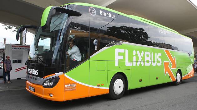 Autobus společnosti Flixbus. Ilustrační foto.