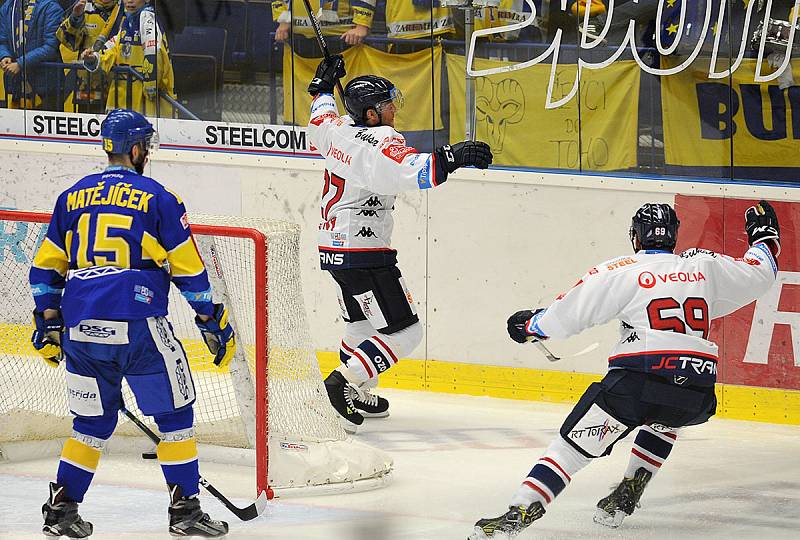 HC Vítkovice Ridera - PSG Zlín 2:1 v prodloužení (0:0, 0:1, 1:0 - 1:0)