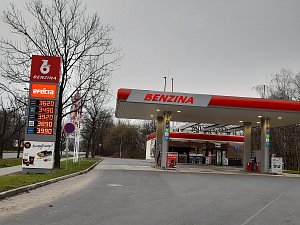 Ceny pohonných hmot v Ostravě, leden 2023.