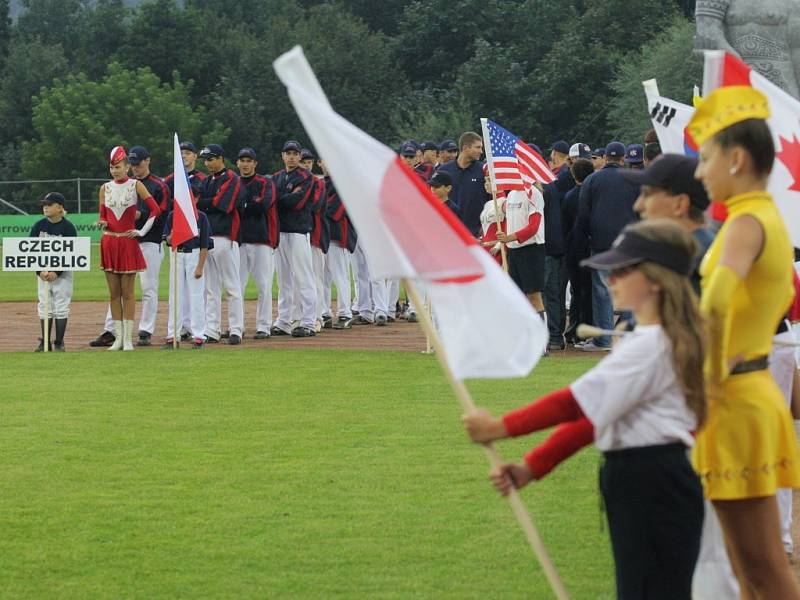 MS univerzitních týmů v baseballu - slavnostní zahájení