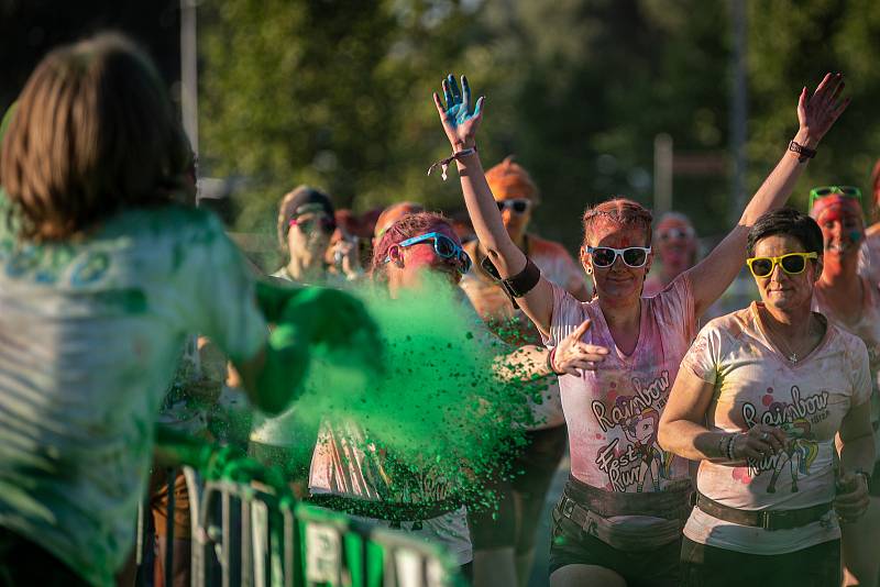 Rainbow Run v Dolní Oblasti Vítkovice, 11. zaří 2021 v Ostravě.
