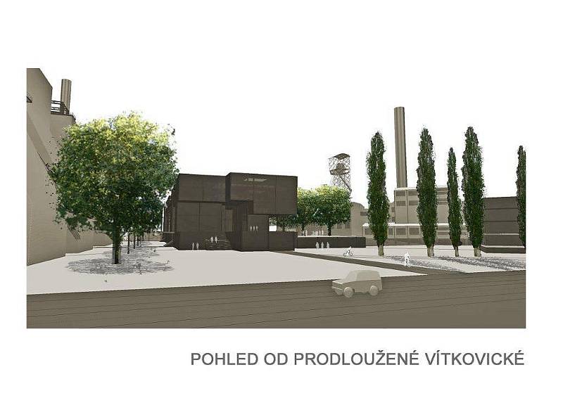 Vizualizace unikátního projektu. Moravskoslezské vědecké knihovny v bývalé koksovně v Dolní oblasti Vítkovic.