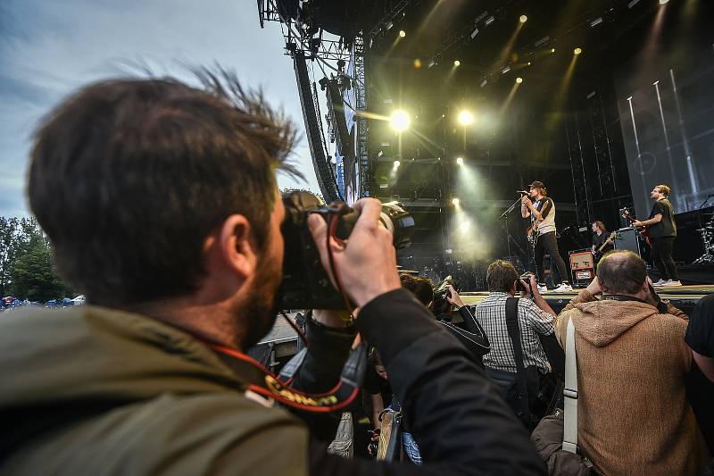 Hudební festival Colours of Ostrava 2018 v Dolní oblasti Vítkovice, 19. července 2018 v Ostravě. Na snímku Kensington.