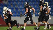 Finále české ligy amerického fotbalu Czech Bowl mezi Ostrava Steelers a Prague Black Panthers v Ostravě 14. července 2018.