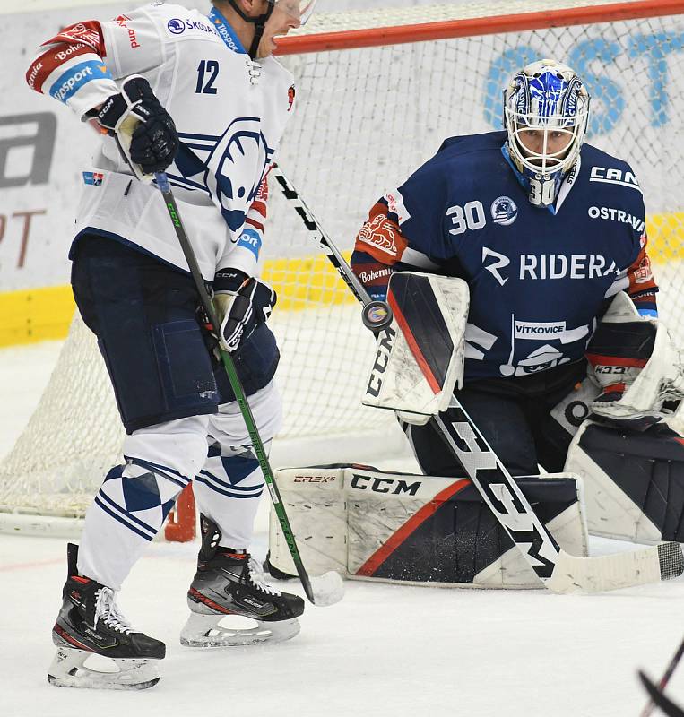 Vítkovice - Plzeň (dohrávka 10. kola hokejové extraligy)