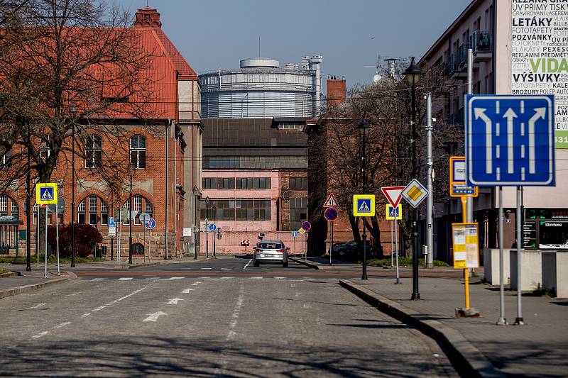 Ostravská městská část Vítkovice, archivní foto Deníku, duben 2020.