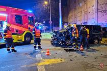 Večerní nehoda v Ostravě-Porubě, 28. listopadu 2022